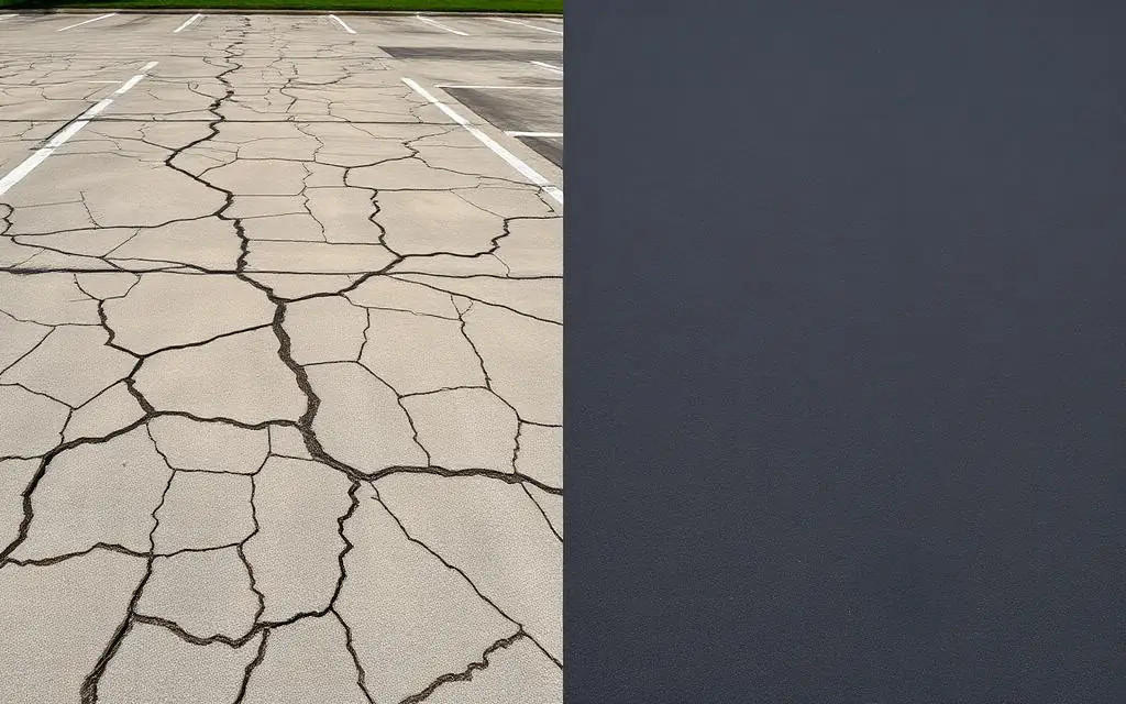 Featured image for blog post: When Does a Parking Lot Need Resurfacing vs. Maintenance?
