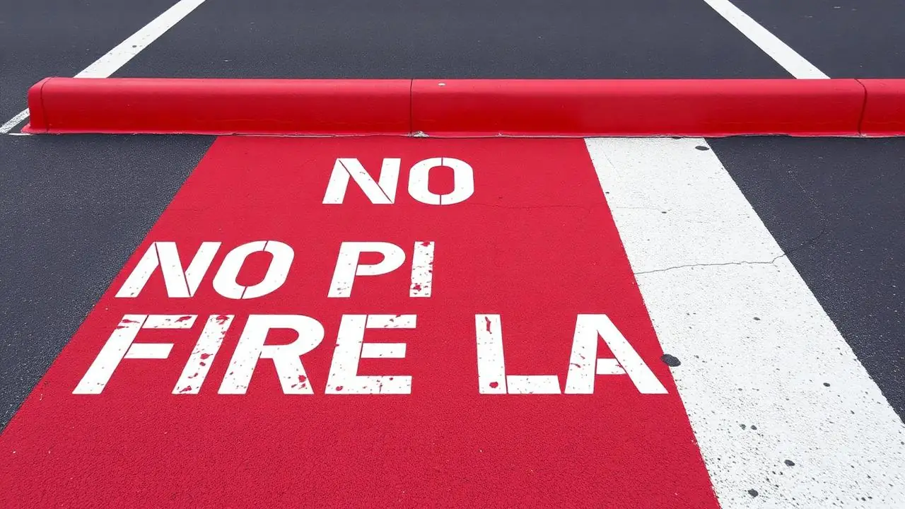 Fire Lane Striping & Markings